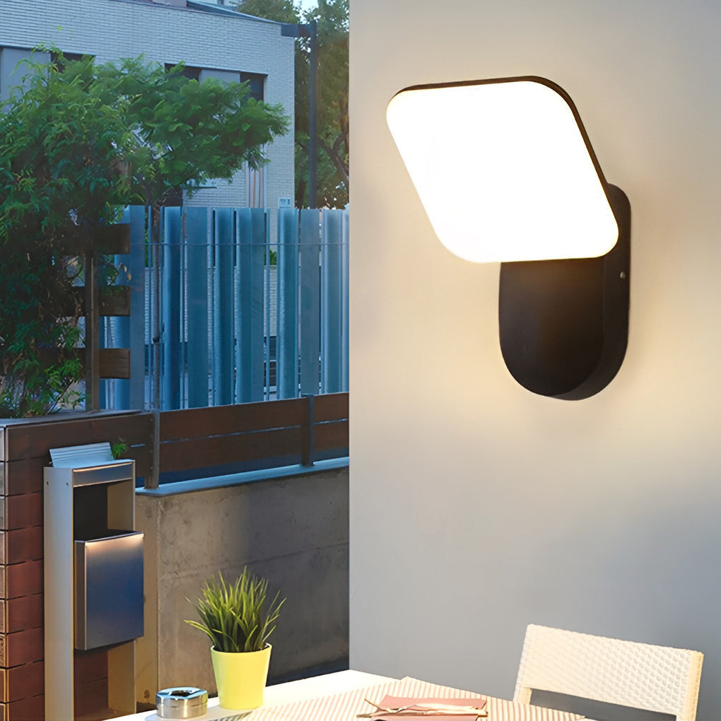 Square LED 12w Waterproof Modern Outdoor Wall Lamp Wall Sconces Lighting - Lamp Outdoor