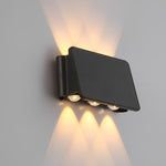 Waterproof LED Up and Down Lights Solar Wall Lamp Wall Washer Lights - Lamp Outdoor