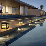 Rustic Creative Waterproof LED Black Retro Outdoor Fence Post Lights - Lamp Outdoor