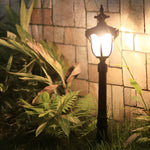 Traditional European-Style LED Outdoor Pathway Lamp Post - Durable & Waterproof - Lamp Outdoor