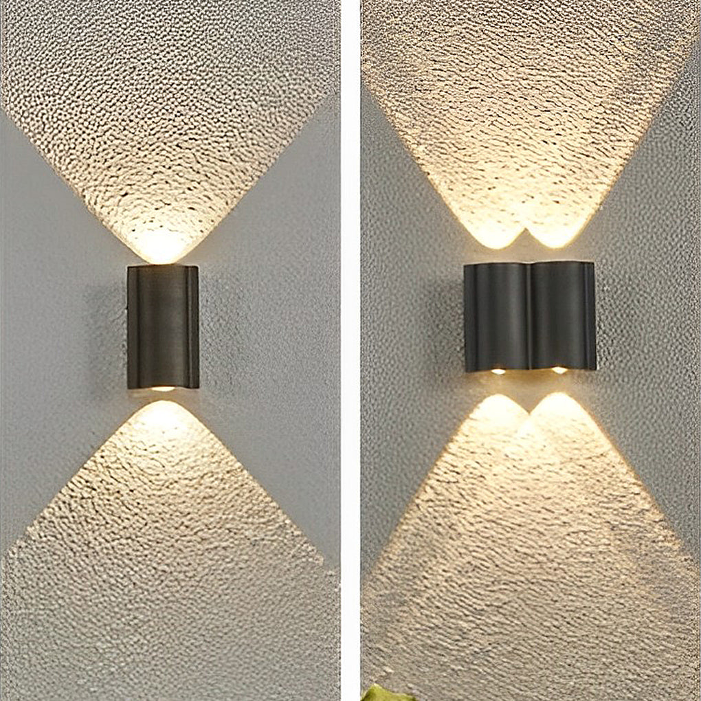 Creative Wave Up and Down Light LED Waterproof Modern Wall Washer Light - Lamp Outdoor