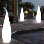 Three-Way Powered Water Drop LED Floor Lamp - Lamp Outdoor