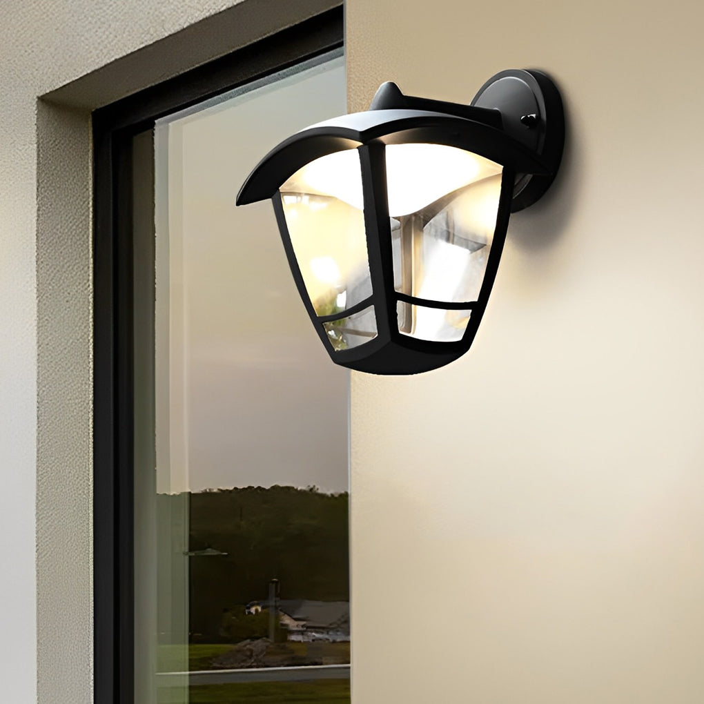 Retro Waterproof Black Vintage Outdoor Wall Lamp Plug in Wall Sconce Lighting - Lamp Outdoor