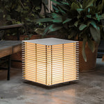 Square Grids Waterproof IP65 LED Black Modern Outdoor Lights Lawn Lamp - Lamp Outdoor