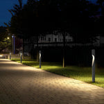 Gray Stainless Steel LED Outdoor Lamp Modern Pathway Lighting - Lamp Outdoor