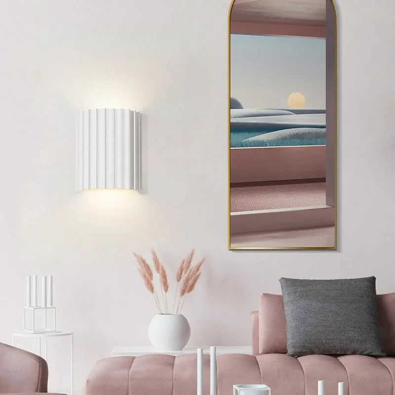 Cora Semi-cylindrical Resin Wall Lamp - Lamp Outdoor