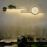 Moon Tree Scenery Waterproof LED Black Retro Outdoor Wall Lights Sconces - Lamp Outdoor