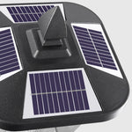 LED Solar Power Pillar Lights Waterproof Pyramid - Lamp Outdoor