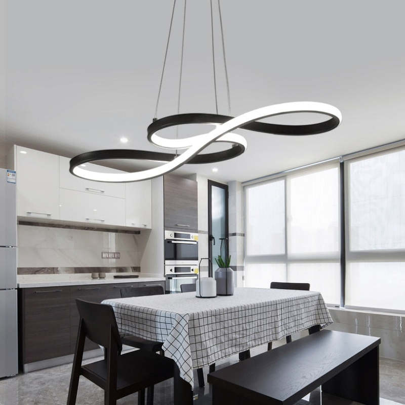 Durell Musical Note Pendant Light, Black & Gold - Lamp Outdoor