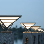 Ray Modern Diamond Metal Outdoor Table Lamps, Warm Light - Lamp Outdoor