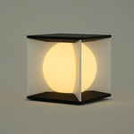 Aria Modern Moon Metal Outdoor Pier-Mount Pillar Light - Lamp Outdoor