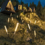 Reed & Cattail Outdoor Column Lights Low Voltage Solar LED Landscaping Garden Lawns Lighting - Lamp Outdoor