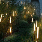 Reed & Cattail Outdoor Column Lights Low Voltage Solar LED Landscaping Garden Lawns Lighting - Lamp Outdoor