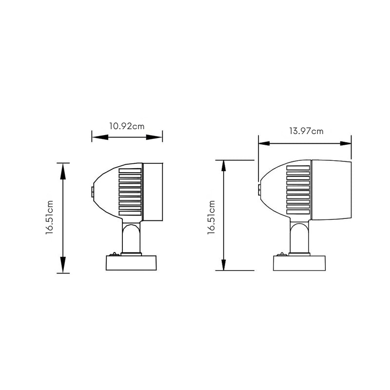 Outside LED Spotlights Minimalist Style