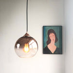 Brina Frosted Balloon Pendant Light Gradient - Lamp Outdoor