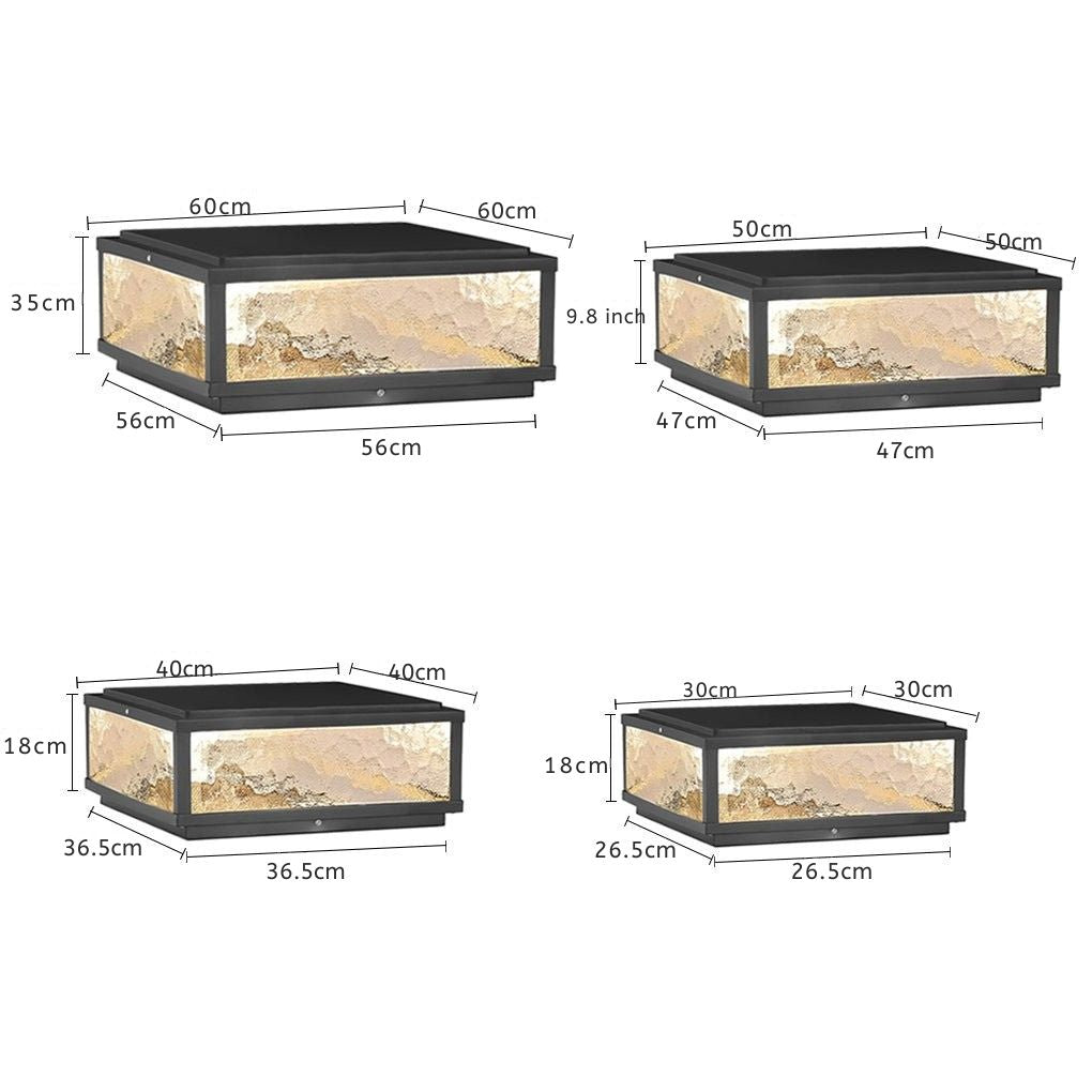 Vrda Modern LED  Aluminum Outdoor Post Fence Pillar Light