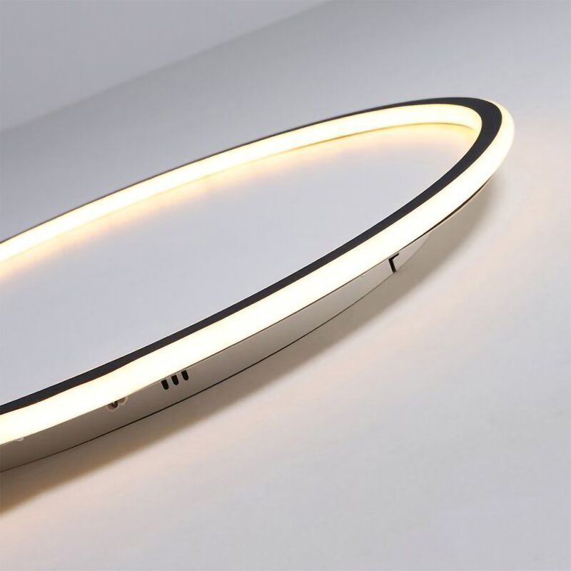 Quasso Flush Mount Ceiling Light Modern LED Round - Lamp Outdoor