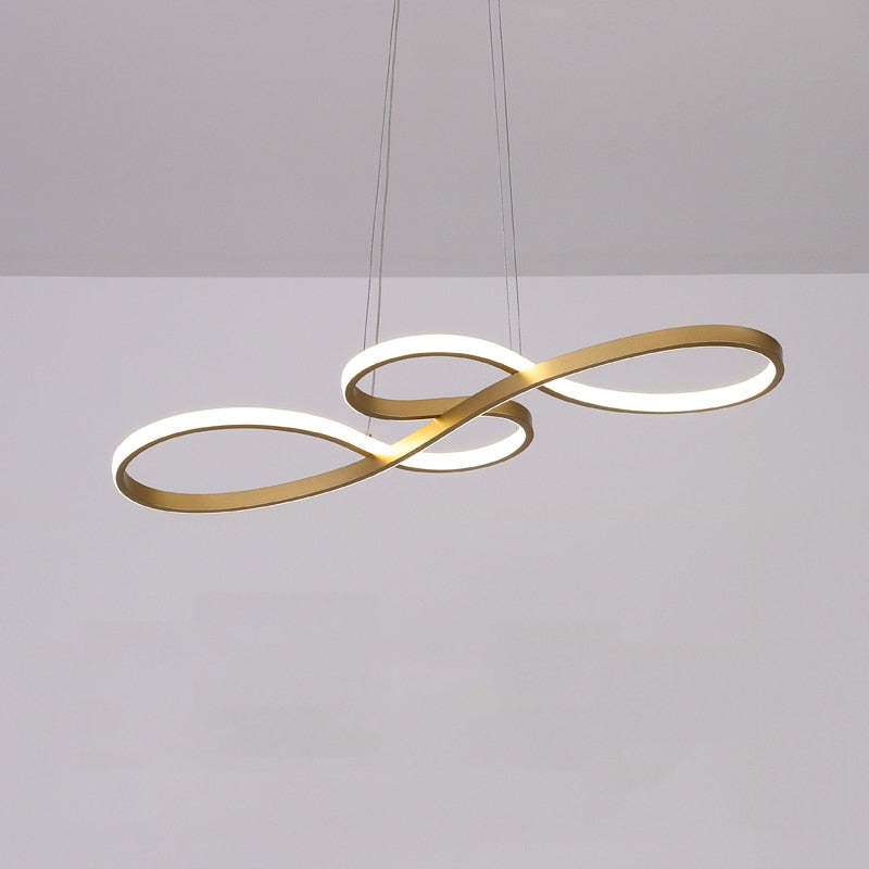 Durell Musical Note Pendant Light, Black & Gold - Lamp Outdoor