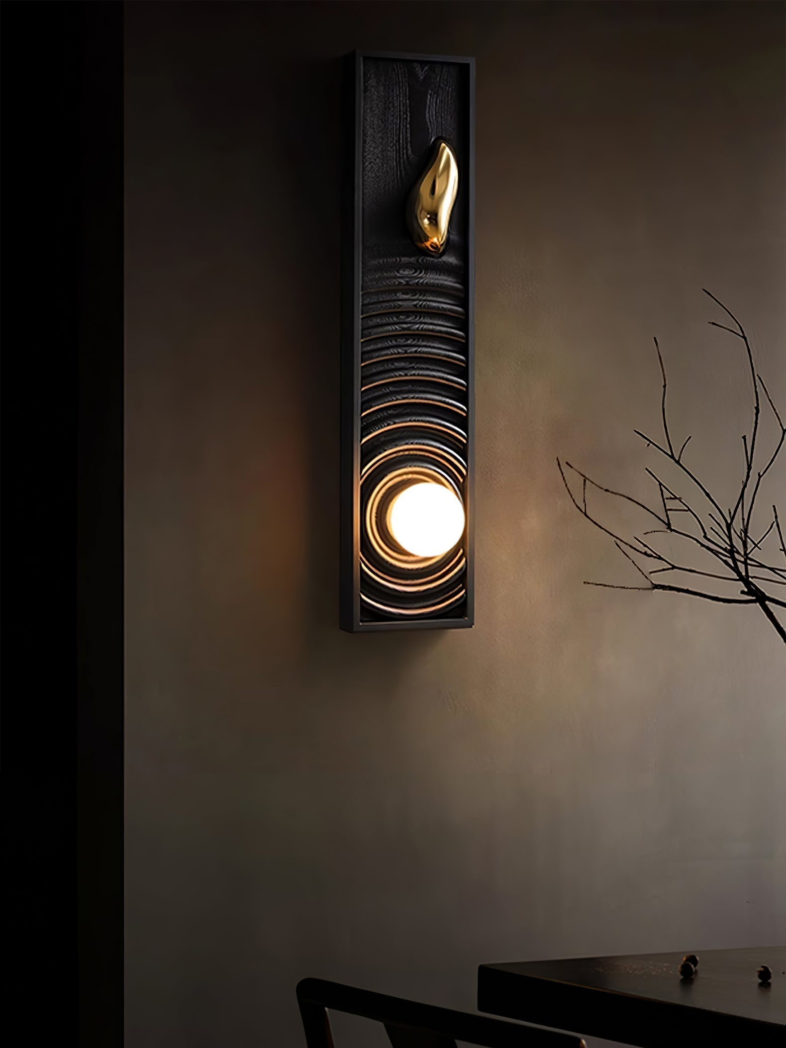 Caleb Vintage Wood Wall Lamp - Lamp Outdoor