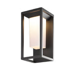 LED Outdoor Solar Lights For Wall Modern Square Waterproof Aluminum - Lamp Outdoor