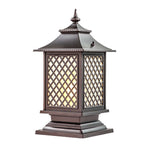 Pillar Light Fixtures Waterproof Three Color Temperature Adjustable - Lamp Outdoor