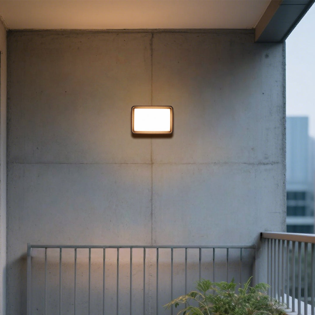 Square Outdoor Wall Light Minimalist LED Waterproof Ambient - Lamp Outdoor