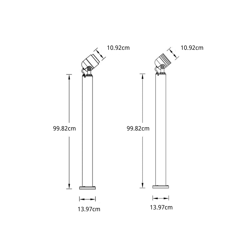 LED Light For Garden Minimalist Elegance