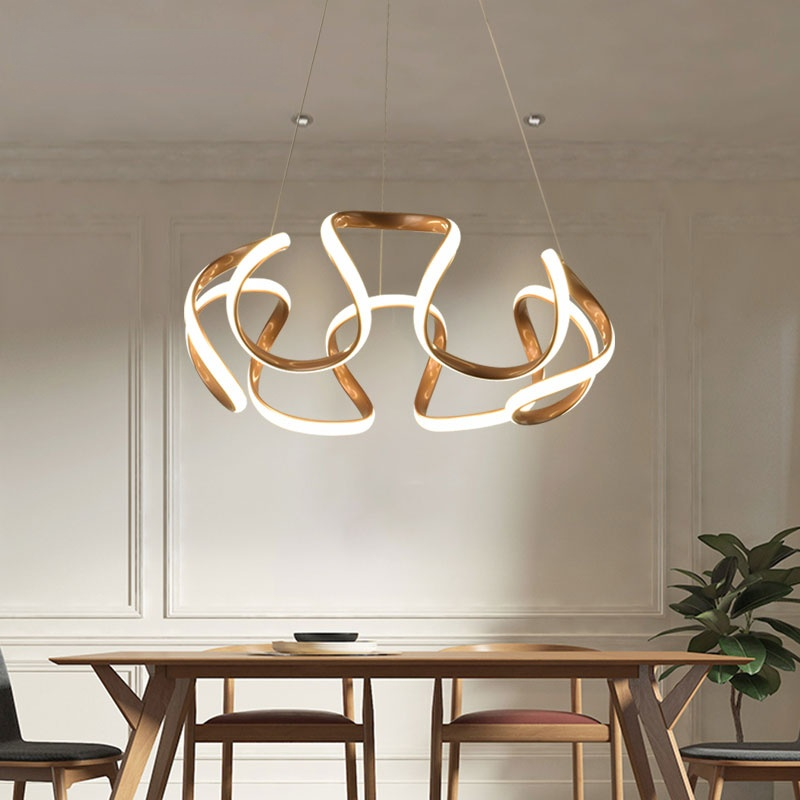 Clyra Modern Irregular Flower Pendant Light, 3 Colors - Lamp Outdoor