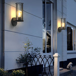 Modern Minimalist Round Stainless Steel Outdoor Light – Wall & Post Installation Options - Lamp Outdoor
