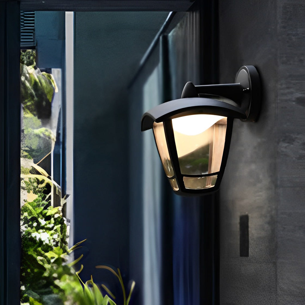 Retro Waterproof Black Vintage Outdoor Wall Lamp Plug in Wall Sconce Lighting - Lamp Outdoor