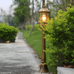 Vintage Golden LED Outdoor Pathway Light Luxury European-style Lawn Lamp - Lamp Outdoor