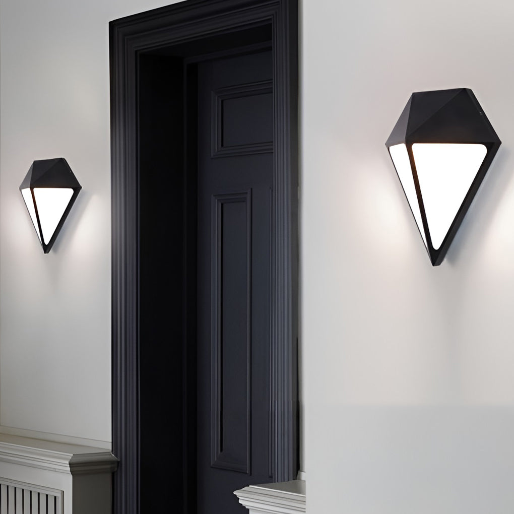 Creative Geometric LED Waterproof Modern Outdoor Wall Lamp Wall Lights Fixture - Lamp Outdoor