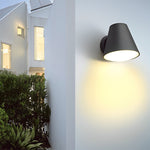 Cone Shape LED Waterproof Black Modern Outdoor Wall Lamp Exterior Lights - Lamp Outdoor