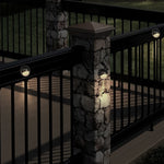 Hallf Moon 12-36V Low Voltage LED Deck Downward Lighting Wall Mounted Step Lights - Lamp Outdoor
