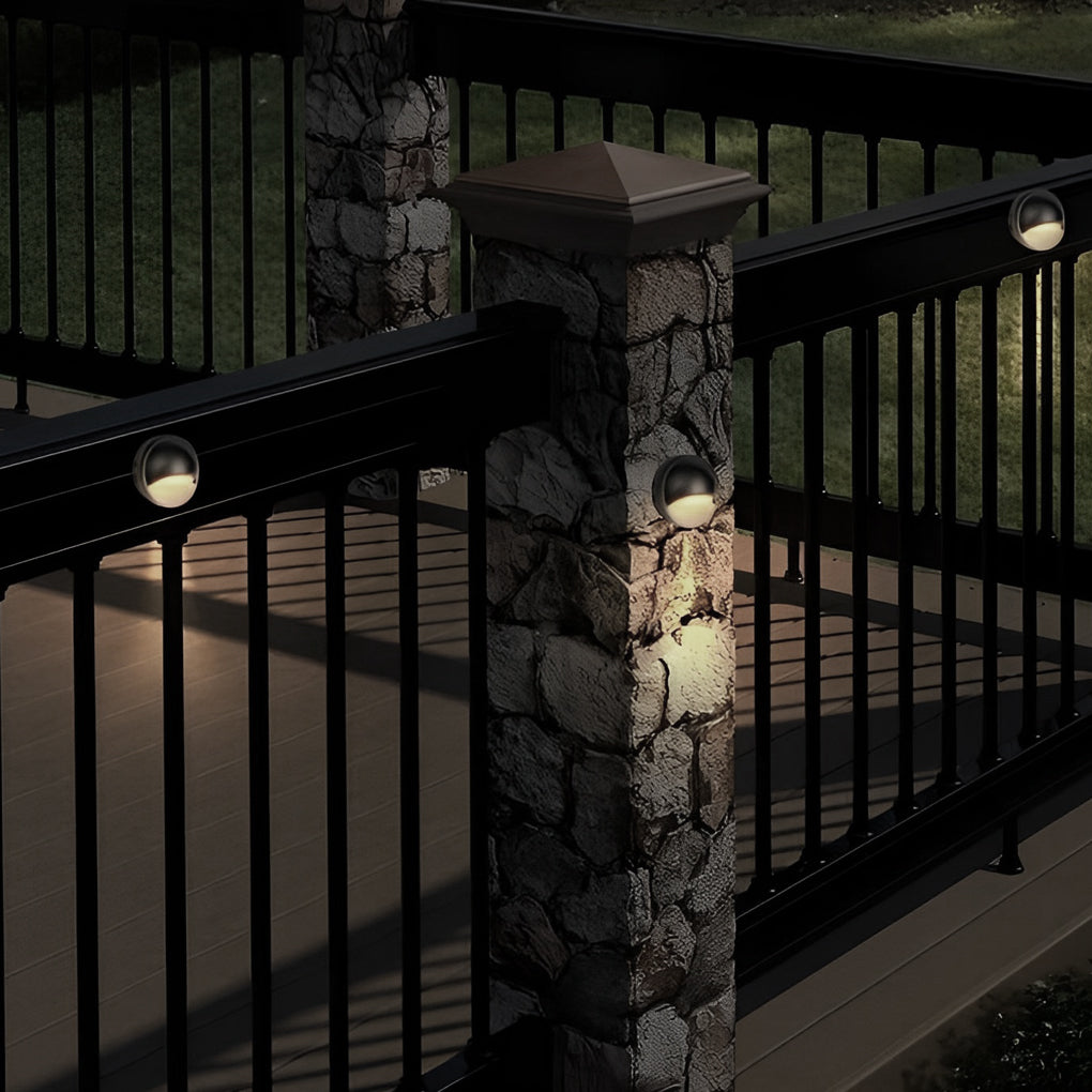 Hallf Moon 12-36V Low Voltage LED Deck Downward Lighting Wall Mounted Step Lights - Lamp Outdoor