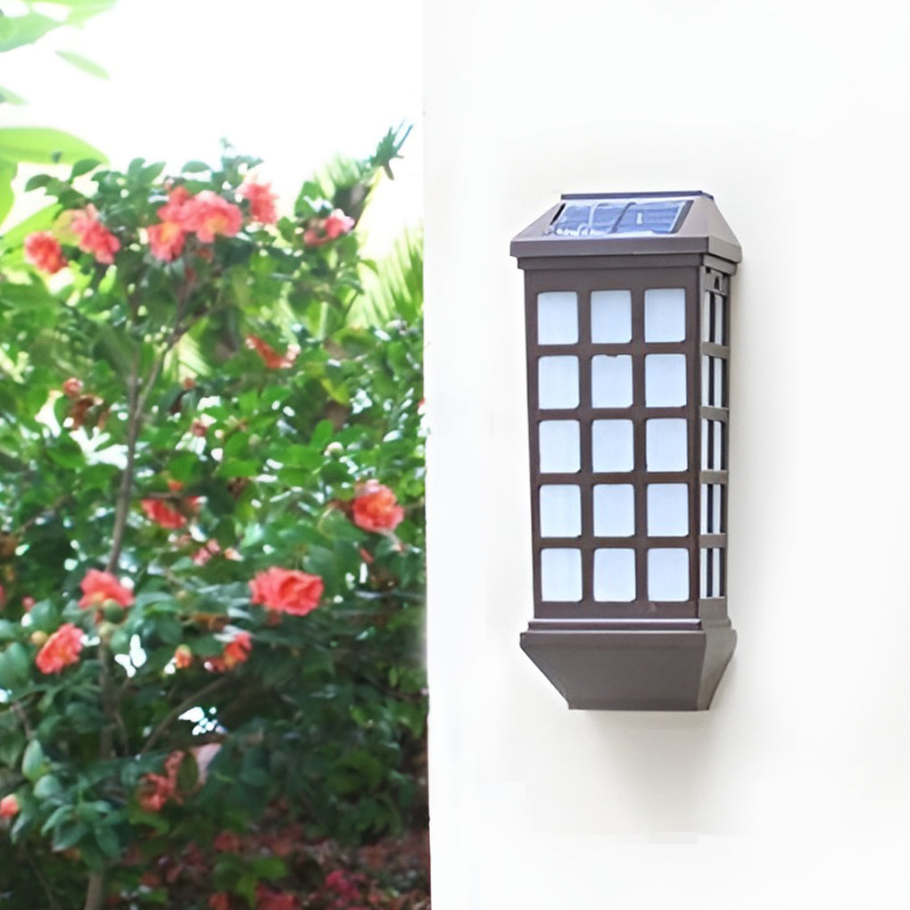 Solar LED Light-controlled Motion Sensor Modern Outdoor Wall Lamp - Lamp Outdoor