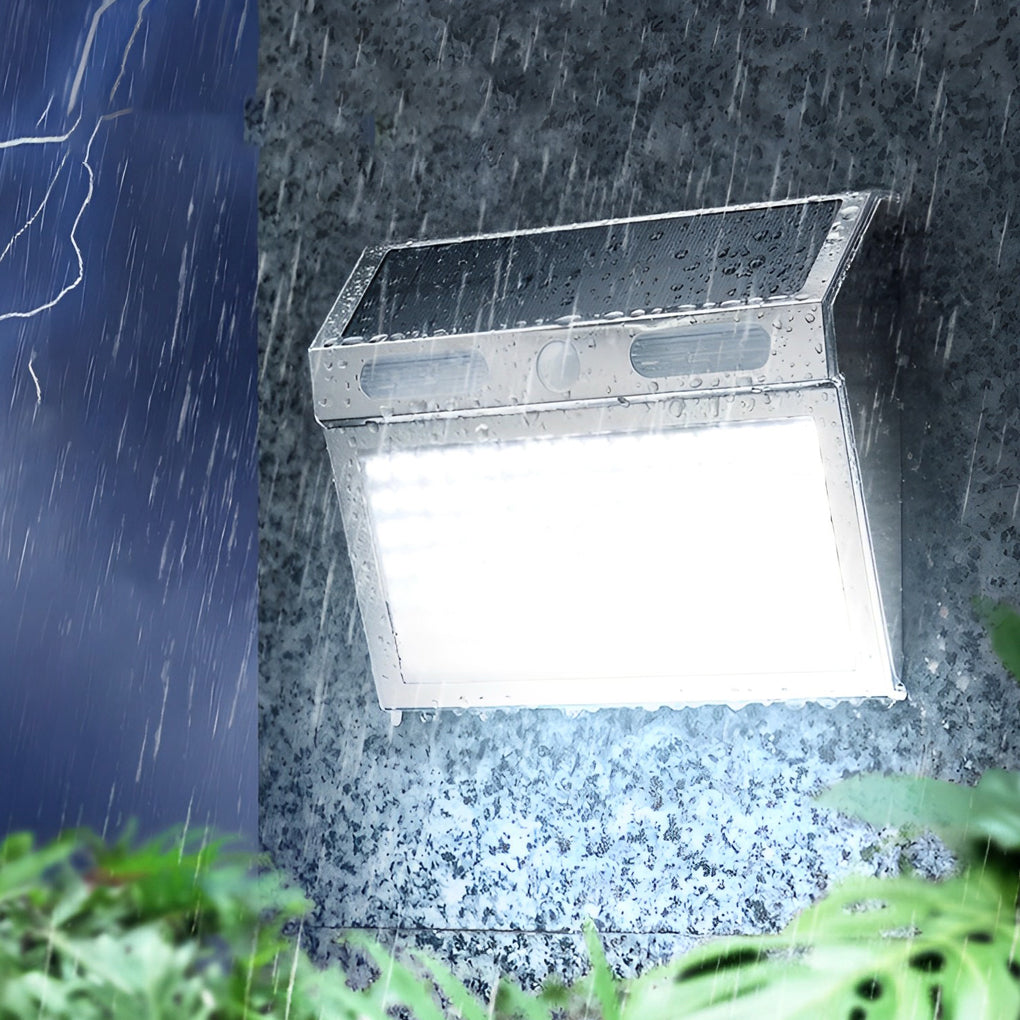 Rectangular Waterproof LED Motion Sensor Solar Wall Lights Outdoor Wall Lamp - Lamp Outdoor