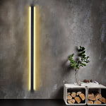 Long Linear LED Waterproof Black Minimalist Outdoor Wall Lights Exterior Lights - Lamp Outdoor