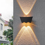 Creative Up and Down Lighting LED Waterproof Black Wall Washer Lights - Lamp Outdoor