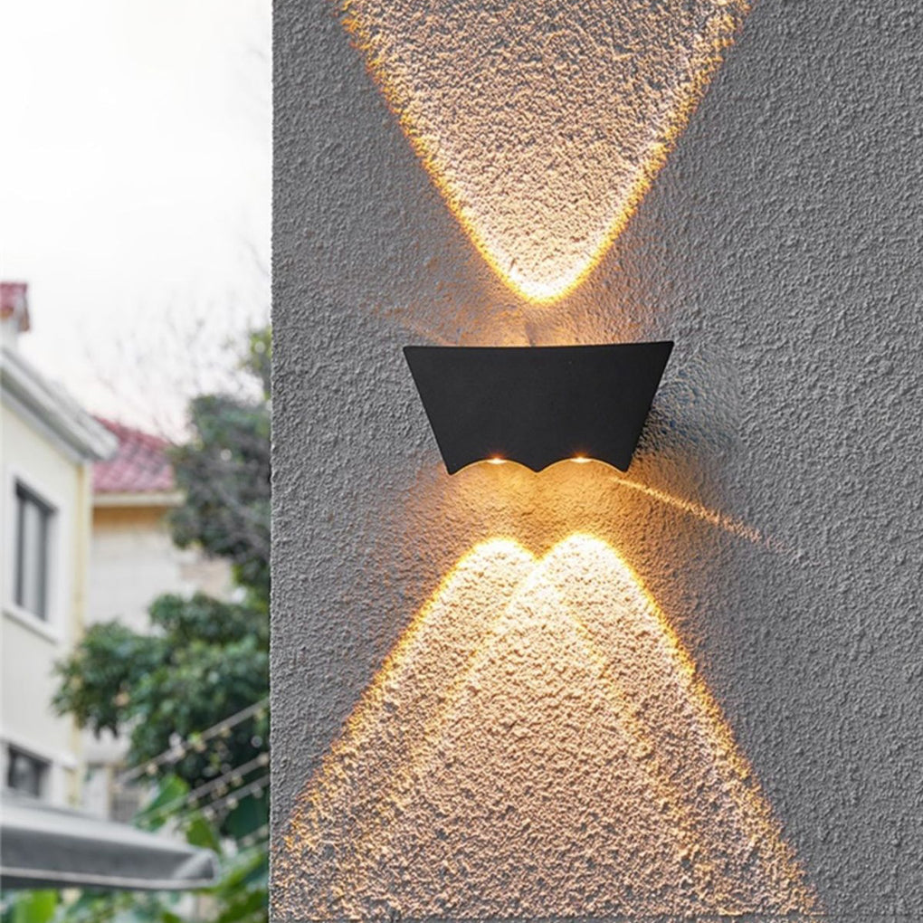 Creative Up and Down Lighting LED Waterproof Black Wall Washer Lights - Lamp Outdoor