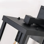 Rectangular Glass Waterproof Black Modern Outdoor Wall Lamp Exterior Lights - Lamp Outdoor