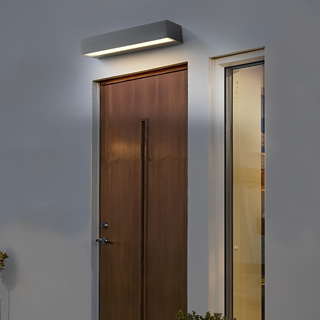 Minimalist Strip Waterproof LED Black Modern Outdoor Wall Washer Light - Lamp Outdoor