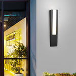 Minimalist LED Waterproof Black Modern Outdoor Wall Lamp Exterior Lights - Lamp Outdoor