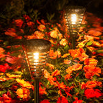 Open Multi-Ring Cone Shape Solar LED Garden Pathway Lights - Lamp Outdoor