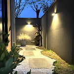Waterproof LED Up and Down Lights Motion Sensor Modern Solar Wall Lamp - Lamp Outdoor