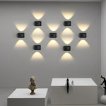 Unique Up and Down Lighting LED Waterproof Modern Exterior Wall Lights - Lamp Outdoor