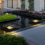 Industrial Solar Garden Light with Elegant Mesh Design - Lamp Outdoor
