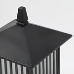 Retro Waterproof LED Black Modern Solar Wall Lights Outdoor Wall Sconce - Lamp Outdoor