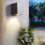 Square Adjustable Waterproof Motion Sensor LED Sconces Indoor Outdoor Wall Lamp Spot Lights - Lamp Outdoor