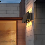 Waterproof LED Up and Down Lights Solar Wall Lamp Wall Washer Lights - Lamp Outdoor